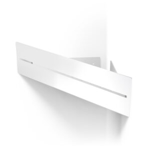 Metaliczny Pluton ANTARES półka łazienkowa ścienna narożna aluminiowa biała 5905280307328