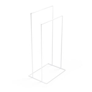 Metaliczny Pluton AVRO stojak na ręczniki wolnostojący biały 5903314360202