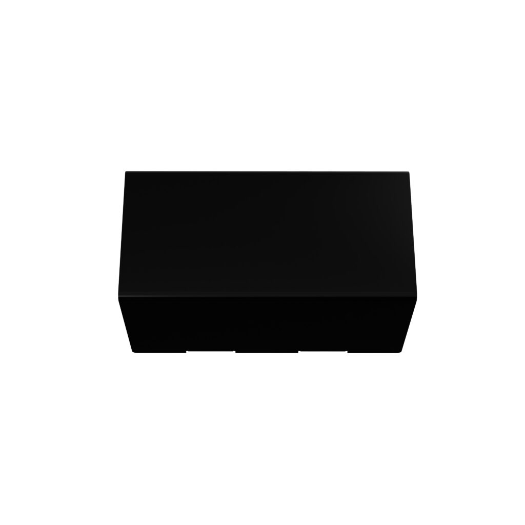 Metaliczny Pluton HUKI wieszak na ręczniki ścienny podwójny czarny 5903314360004