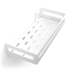 Metaliczny Pluton NAOS półka łazienkowa aluminiowa ścienna matowa 30cm biała 5905280307786