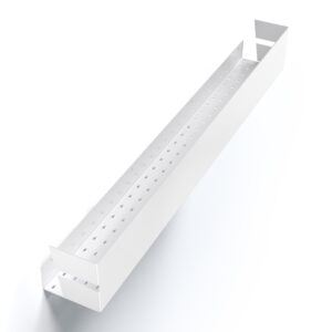 Metaliczny Pluton NIX półka łazienkowa 80cm ścienna biały mat 5905280307137