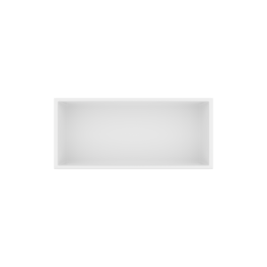 BALNEO WALL-BOX ONE White Półka wnękowa ze stali nierdzewnej biała 45x20x10 cm 5905591090193