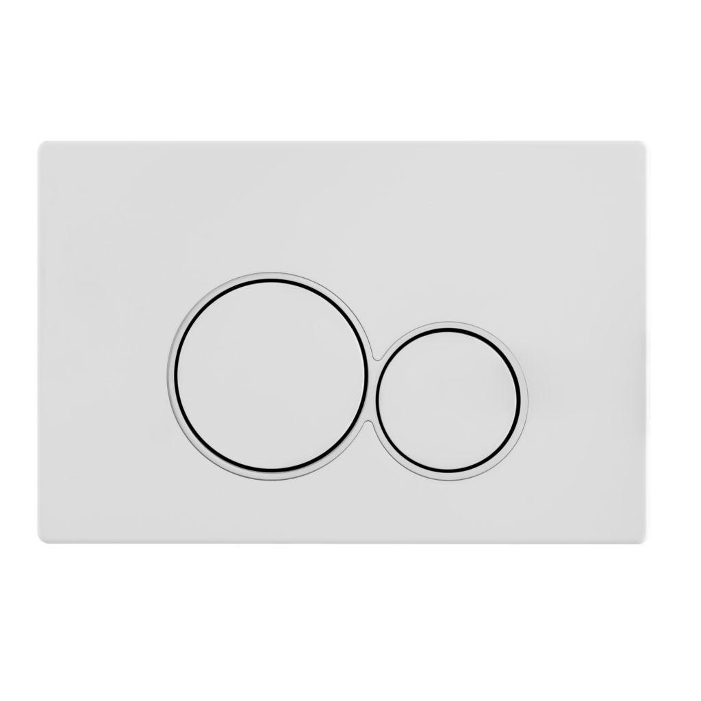 BALNEO Przycisk spłukujący do WC EXO biały F0303070203-2