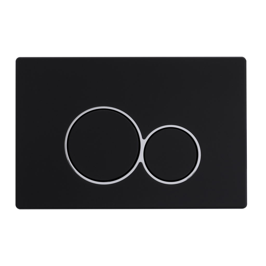 BALNEO Przycisk spłukujący do WC EXO czarny F0303020203-2