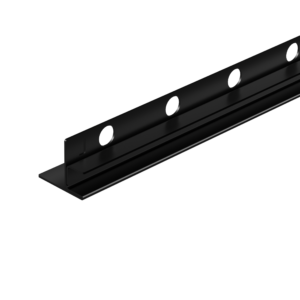 BALNEO Listwa spadkowa do szkła lewa 170 cm czarna D0101020202-2