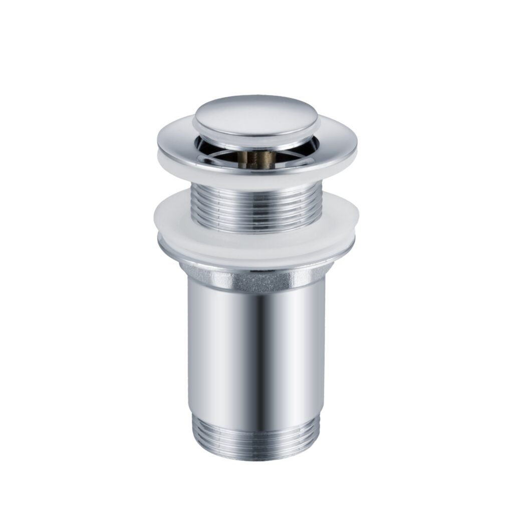 BALNEO Korek umywalkowy mosiężny Klik Klak E bez przelewu Chrom E0101010102-4