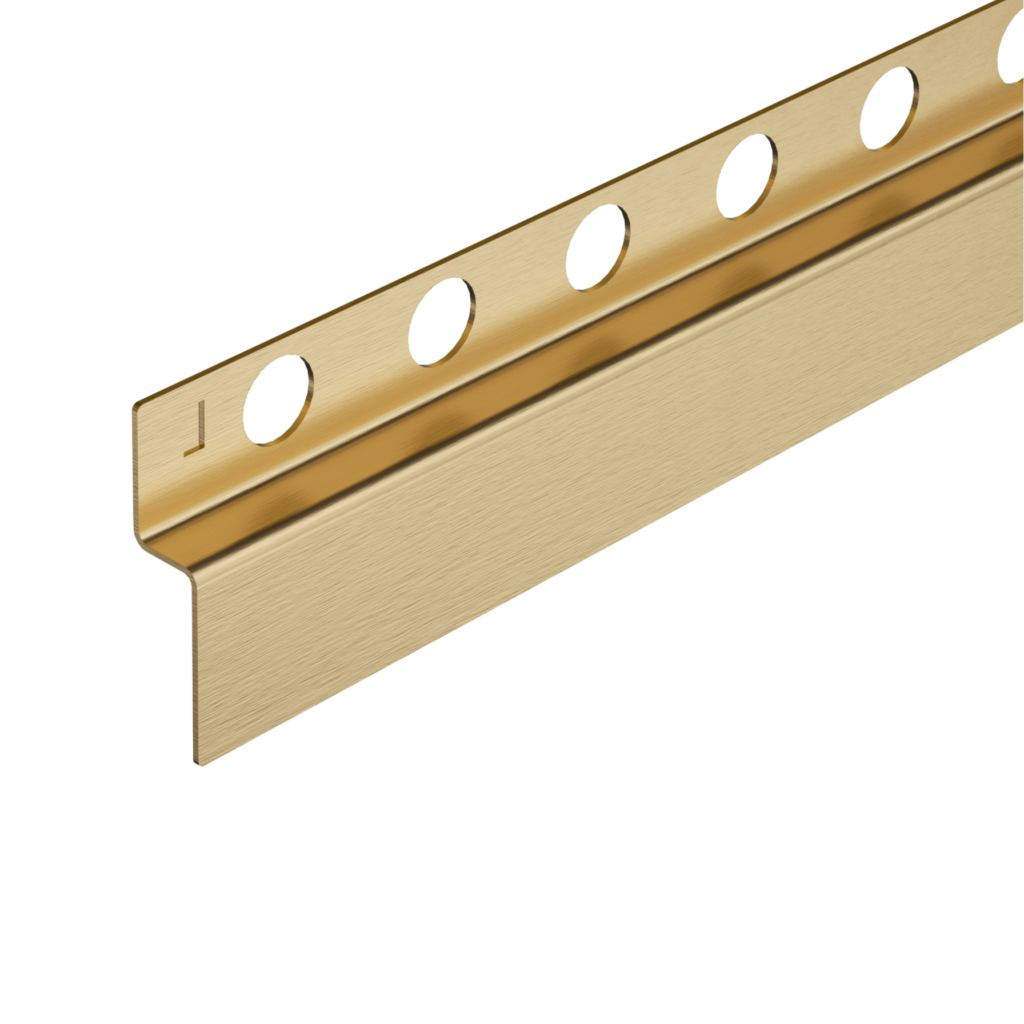 BALNEO Listwa spadkowa przyścienna lewa 120 cm złota D0101030201-1