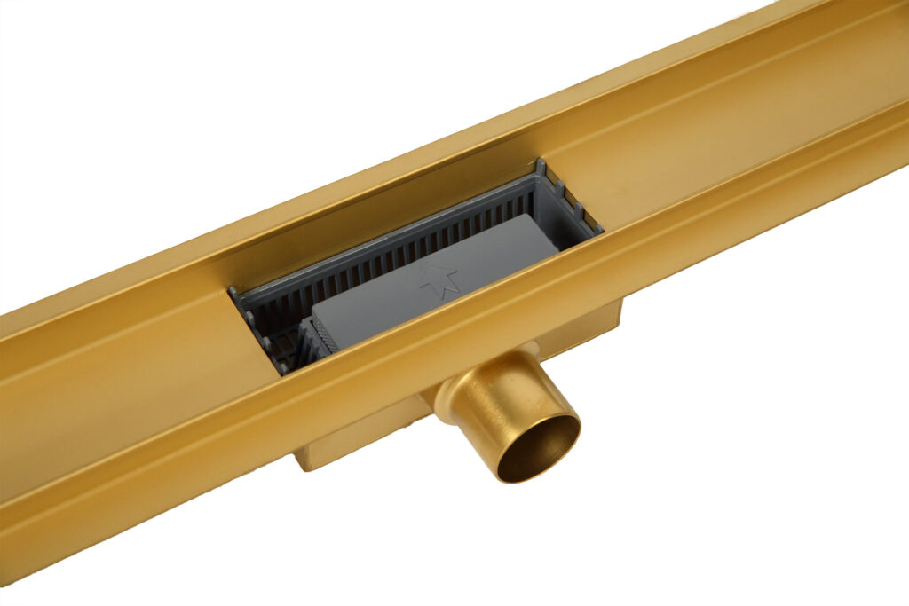 BALNEO Duplex Next 2w1 Odpływ liniowy 80 cm dwustronny złoty 5903943983063