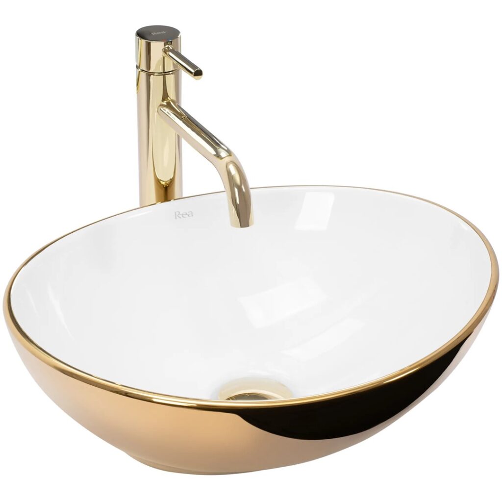 REA UMYWALKA SOFIA GOLD/WHITE – NABLATOWA REA-U0456