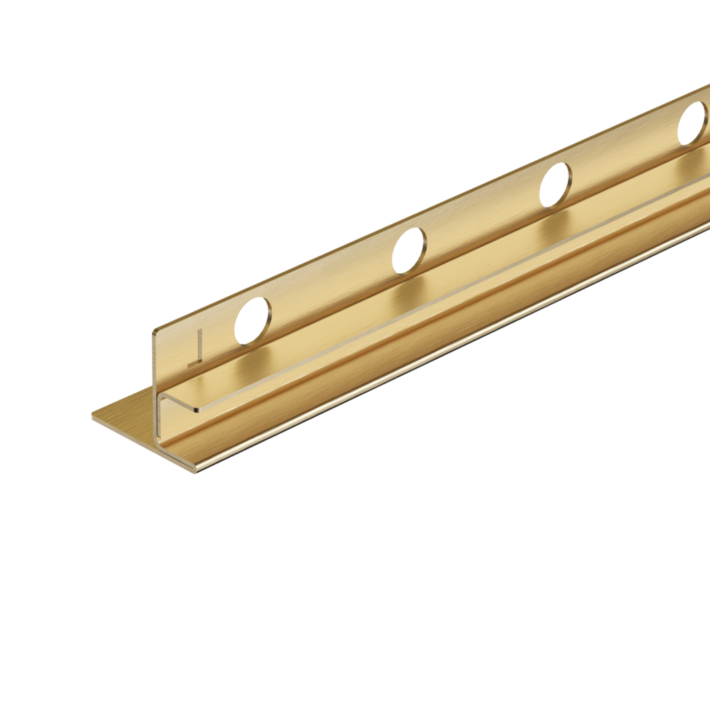 BALNEO Listwa spadkowa do szkła lewa 170 cm złota D0101030202-2