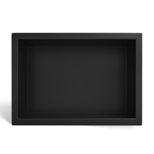 BALNEO WALL-BOX ONE Black Półka wnękowa ze stali nierdzewnej czarna 30x20x10 cm 5905591090216