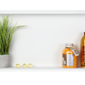 BALNEO WALL-BOX No Rim White – Półka wnękowa bezramkowa biała 60x30x10 cm 5903943983674