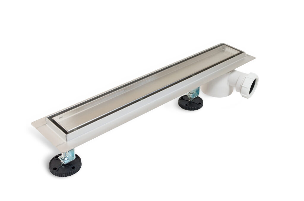 BALNEO Side Drain Odpływ boczny 2w1 Odpływ liniowy 90 cm z bocznym syfonem dwustronny chrom 5907699005543