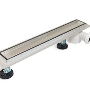 BALNEO Side Drain Odpływ boczny 2w1 Odpływ liniowy 90 cm z bocznym syfonem dwustronny chrom 5907699005543