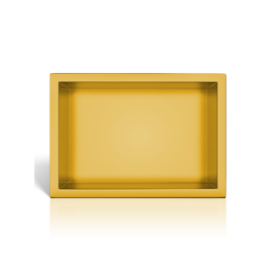 BALNEO WALL-BOX ONE Gold Półka wnękowa ze stali nierdzewnej złota 30x20x10 cm 5905591090513
