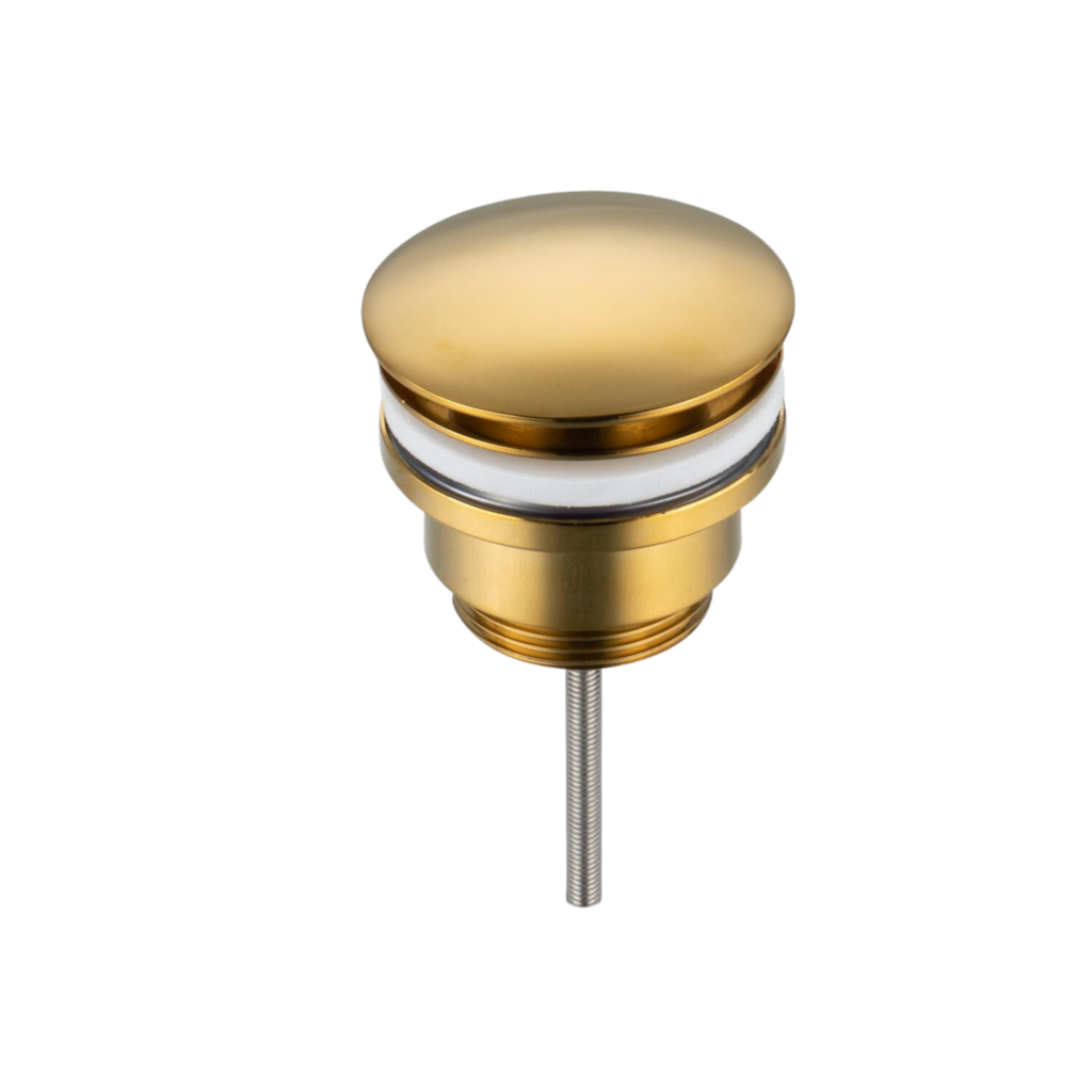 BALNEO Korek umywalkowy mosiężny Klik Klak D uniwersalny Złoty E0101030102-3