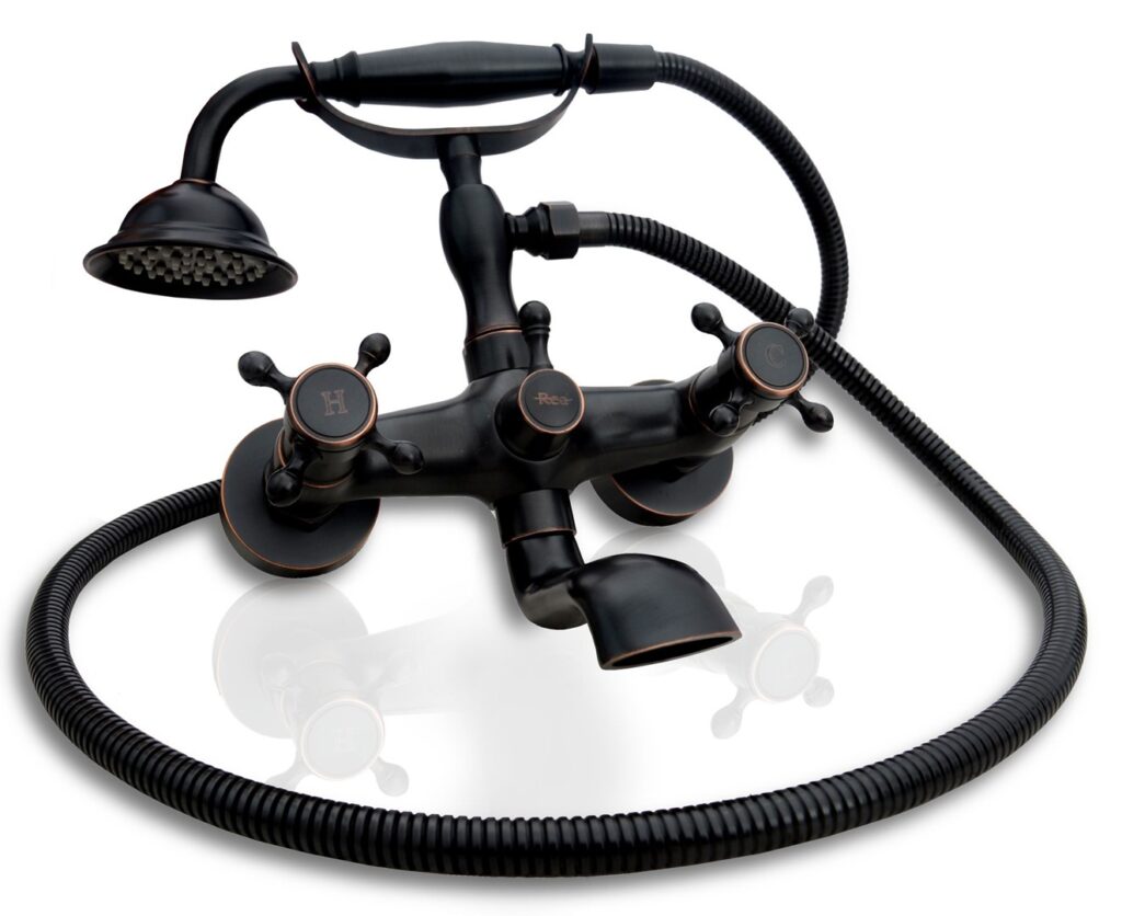 REA BATERIA WANNOWA RETRO CZARNA PRZECIERANA REA-B0224