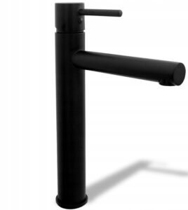 REA BATERIA UMYWALKOWA TESS CZARNA WYSOKA  REA-B0229