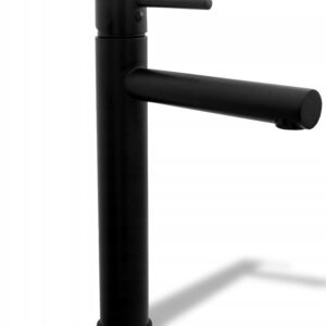 REA BATERIA UMYWALKOWA TESS CZARNA WYSOKA  REA-B0229