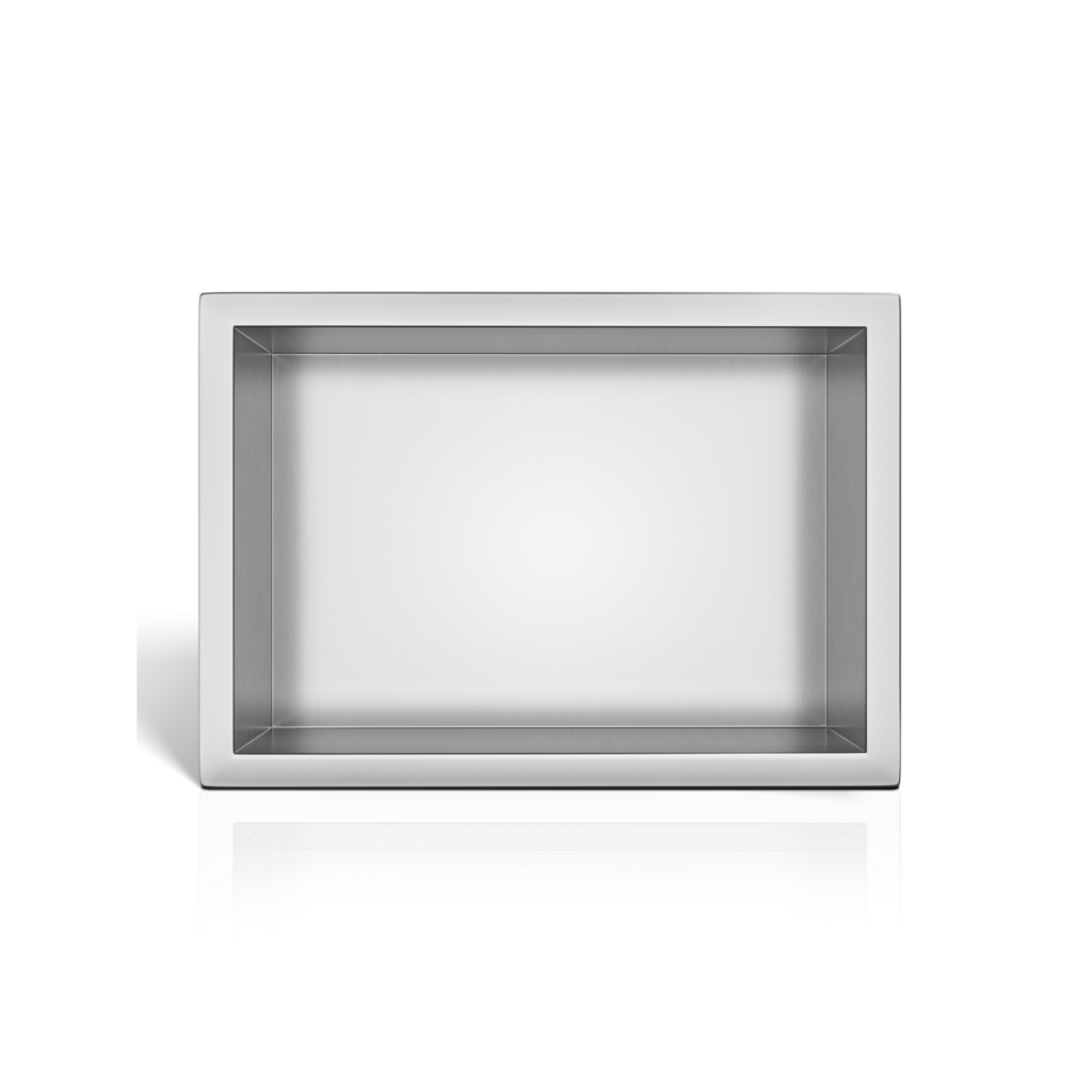 BALNEO WALL-BOX ONE Inox Półka wnękowa ze stali nierdzewnej 30x20x10 cm 5905591090155