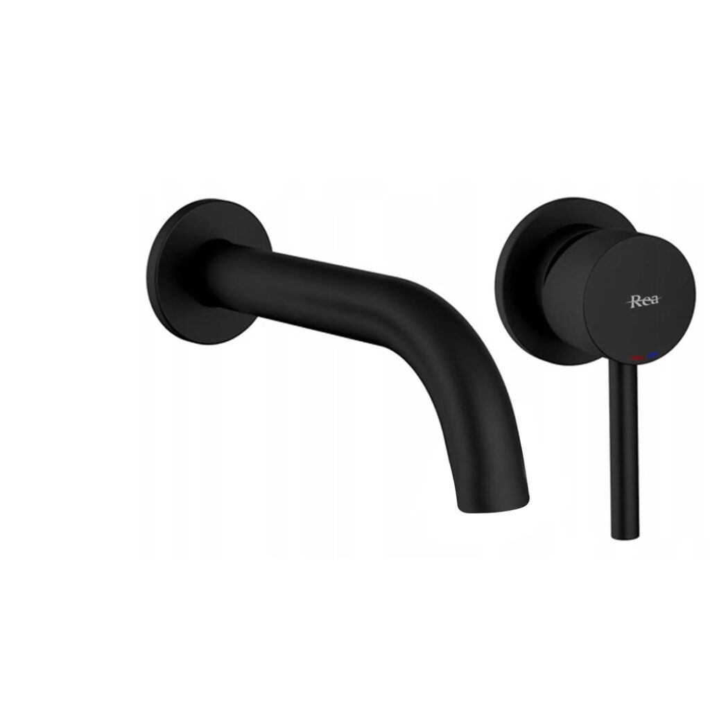 REA BATERIA UMYWALKOWA PODTYNKOWA LUNGO CZARNA + BOX BAT-B0969