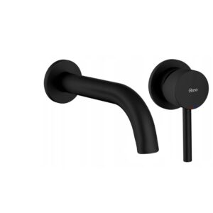 REA BATERIA UMYWALKOWA PODTYNKOWA LUNGO CZARNA + BOX BAT-B0969