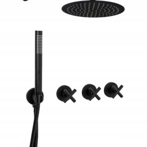 REA ZESTAW NATRYSKOWY PODTYNKOWY EXIT CZARNY REA-P8000