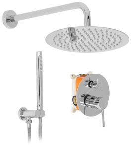 REA ZESTAW NATRYSKOWY PODTYNKOWY LUNGO CHROM + BOX REA-P8007