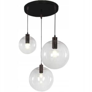 REA LAMPA APP309-3CP SET BLACK OSW-00341