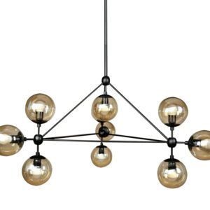 REA LAMPA APP264-10C BLACK OSW-00645