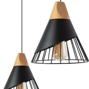 REA LAMPA APP223-1CP BLACK OSW-00890