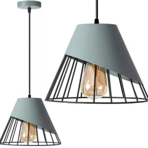 REA LAMPA APP229-1CP GREY / BLACK OSW-00887