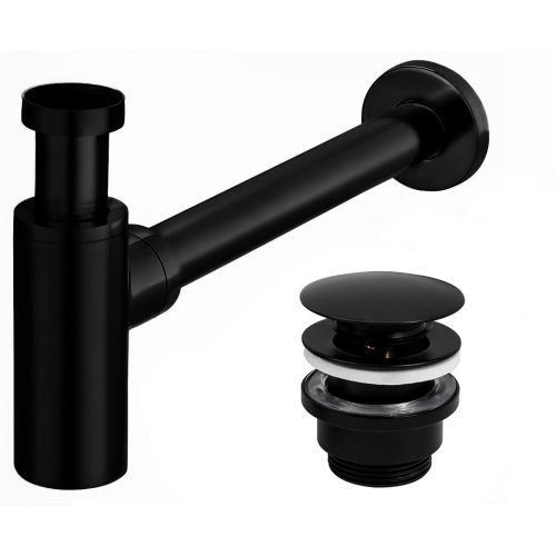 REA SYFON KLIK-KLAK UNIWERSALNY CZARNY REA-A5215