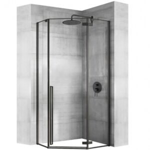 REA KABINA DIAMOND BLACK 90X90 REA-K5622