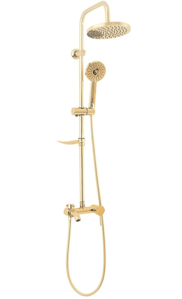 REA ZESTAW NATRYSKOWY LUIS ZŁOTY REA-P7006