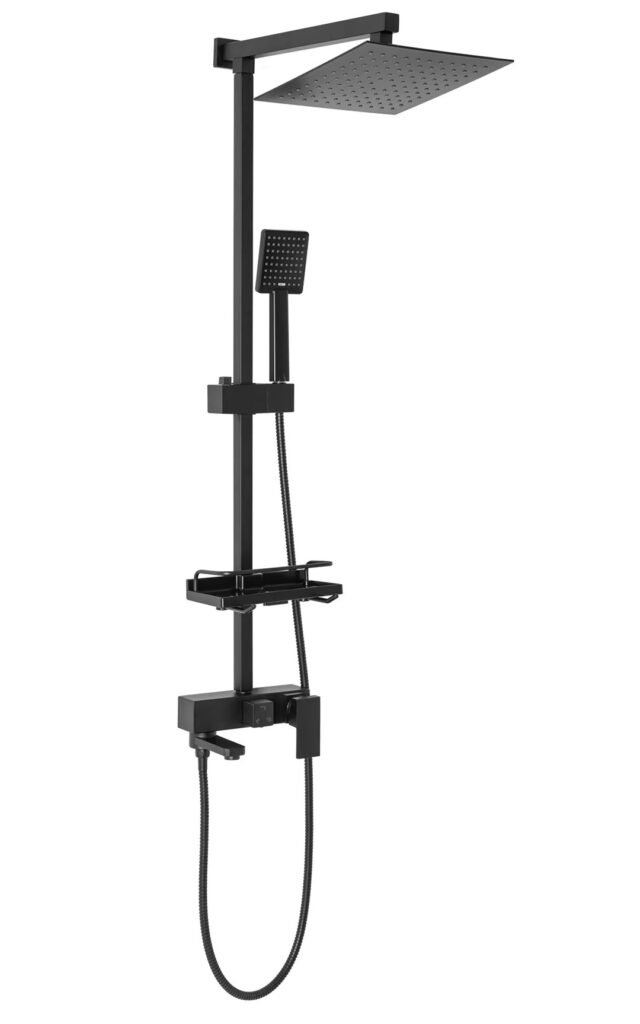 REA ZESTAW NATRYSKOWY JACK CZARNY REA-P7009