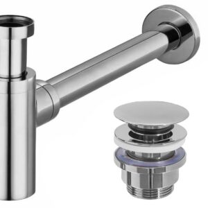 SYFON KLIK-KLAK UNIWERSALNY CHROM