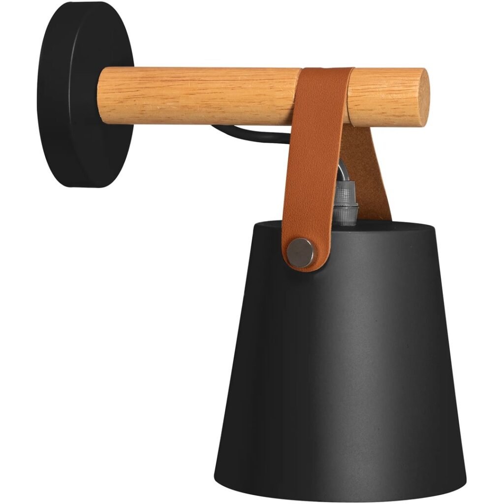 REA LAMPA APP466-1W BLACK OSW-00902