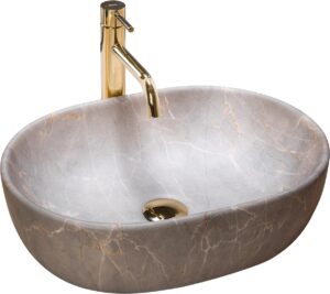 REA UMYWALKA LARA BEIGE MATT- NABLATOWA REA-U9887