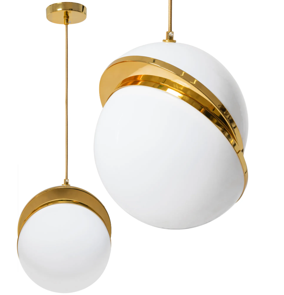REA LAMPA APP481-1CP WHITE/GOLD OSW-00598