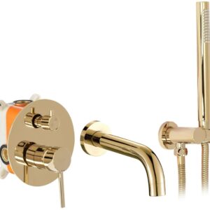 REA BATERIA WANNOWA PODTYNKOWA LUNGO ZŁOTA + BOX REA-P4563