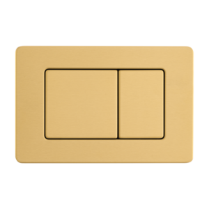 BALNEO Przycisk spłukujący do WC ze stali nierdzewnej szczotkowanej AXO złoty F0303060204-1