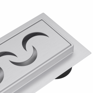 BALNEO Decor Inox Odpływ liniowy z panelem dekoracyjnym Moon 100 cm 5907699005611