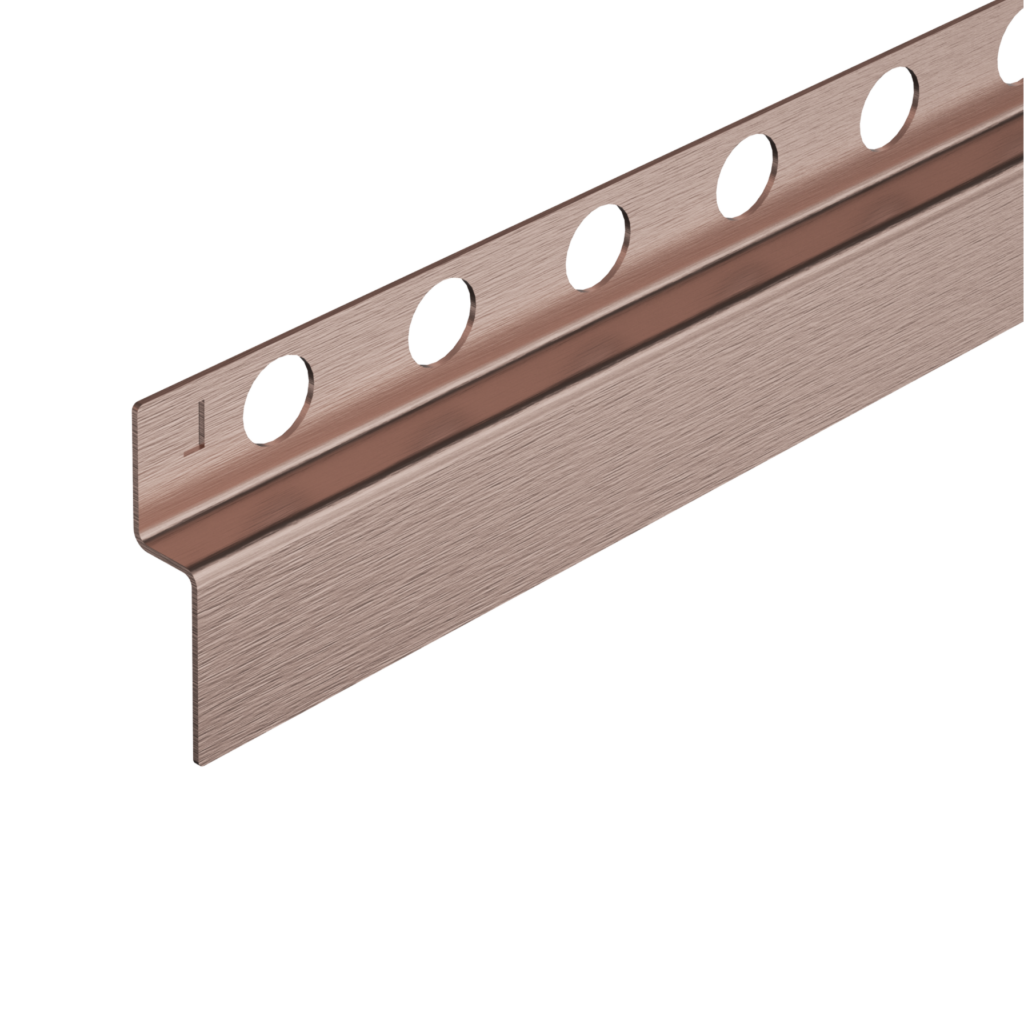 BALNEO Listwa spadkowa przyścienna lewa 120 cm miedziana D0101040201-1