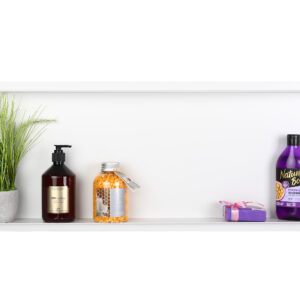 BALNEO WALL-BOX No Rim White – Półka wnękowa bezramkowa biała 90x30x7 cm 5903943983681