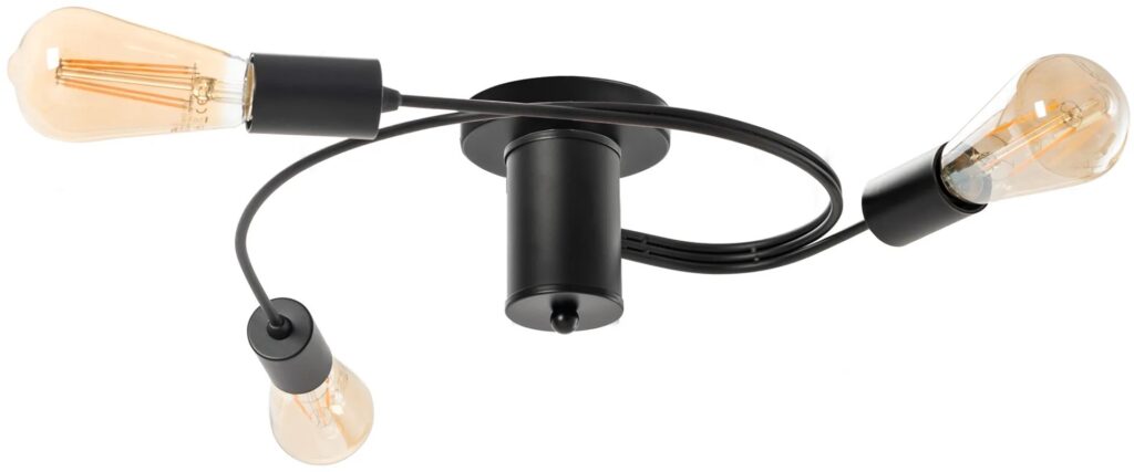 REA LAMPA APP742-3C BLACK OSW-01107