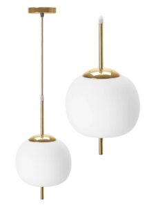 REA LAMPA APP669-1CP GOLD/WHITE OSW-00094