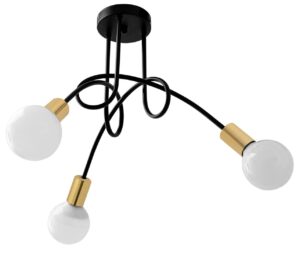 REA LAMPA APP517-3C  PARADISE BLACK/GOLD OSW-08640