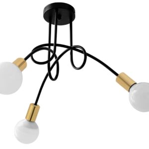 REA LAMPA APP517-3C  PARADISE BLACK/GOLD OSW-08640