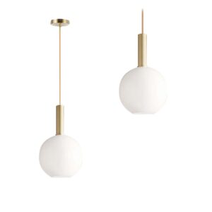 REA LAMPA APP666-1CP GOLD/WHITE OSW-04663